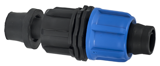 Conector cu garnitura pentru banda de picurare